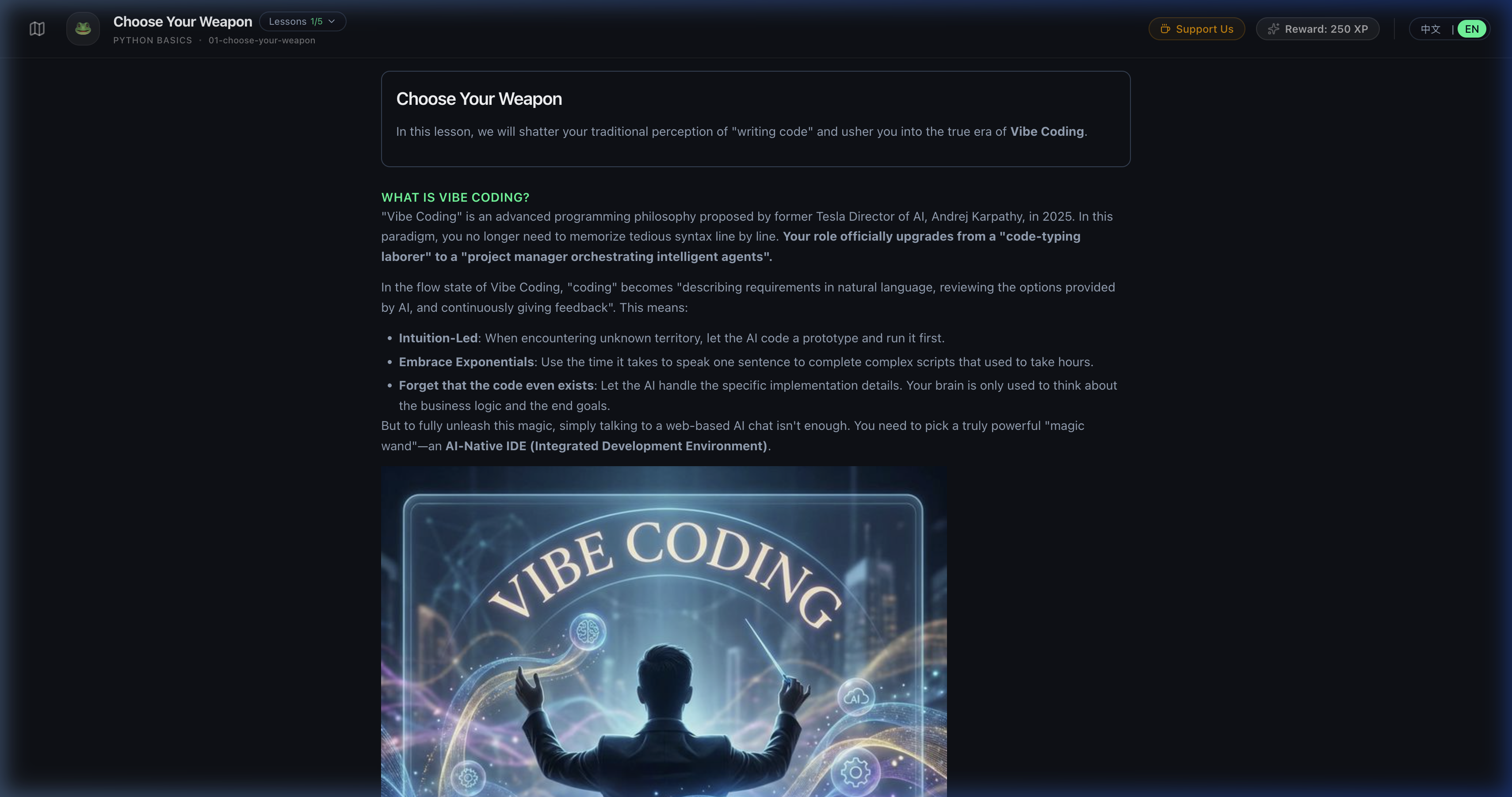 The Vibe Coding track inside HoppyPy