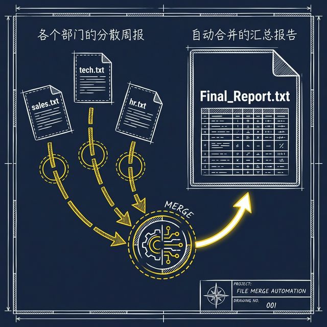 合并周报流程图